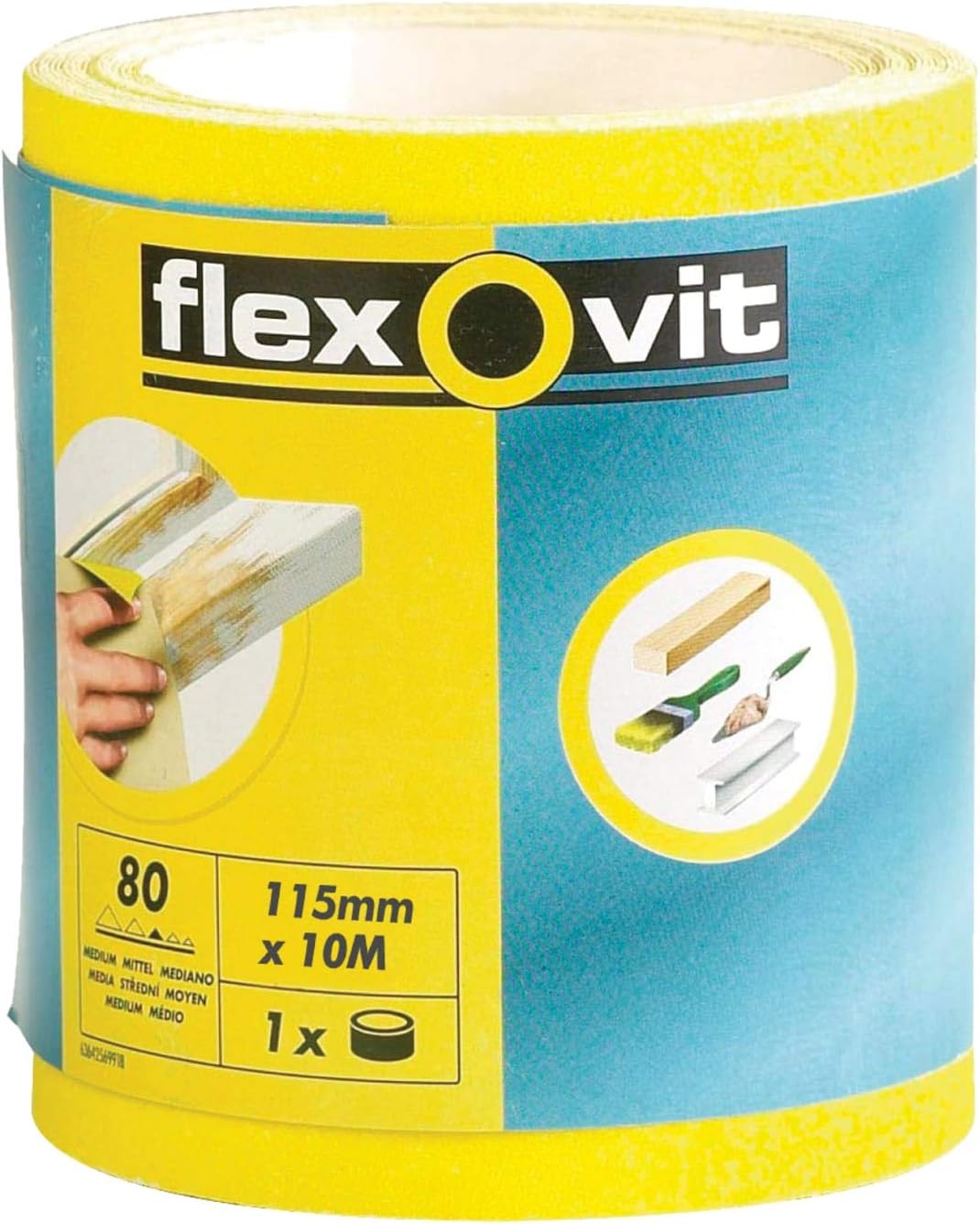 FlexovitHigh Performance Sanding Roll 115mm 5m 60g