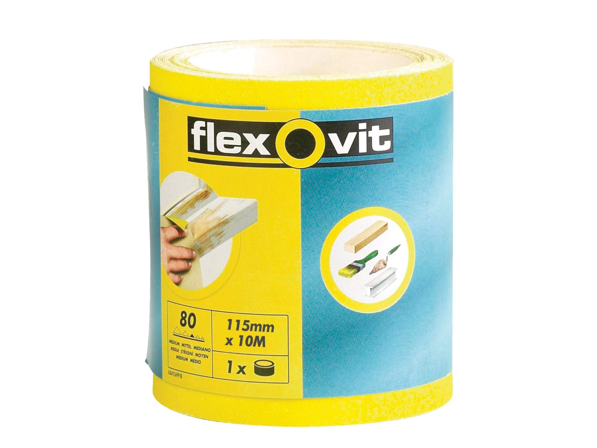 FlexovitHigh Performance Sanding Roll 115mm 5m 60g