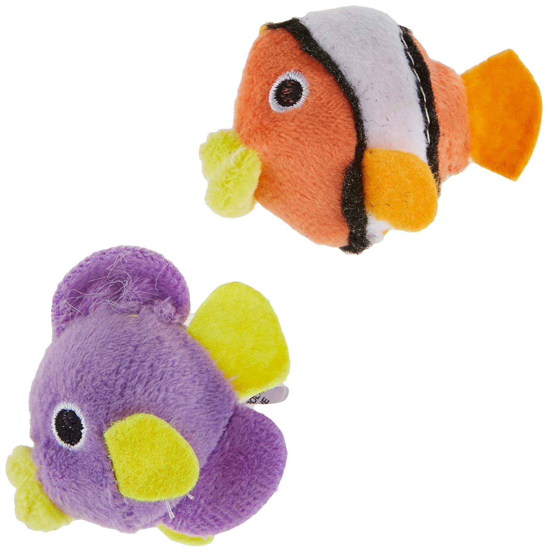 Pawise Fish Cat Toy, Multi-Colour, Pack Of 2