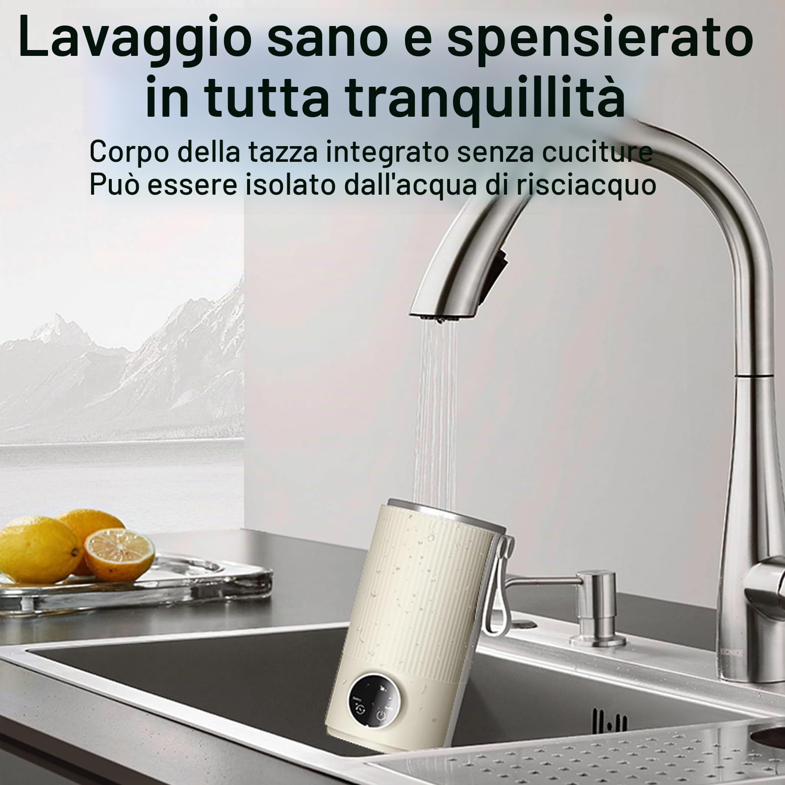 Bollitore Elettrico Portatile da Viaggio 400ML,USB Ricaricabile in Acciaio Inossidabile Caldaia Ad Acqua Calda con Doppia Batteria 3000mAh