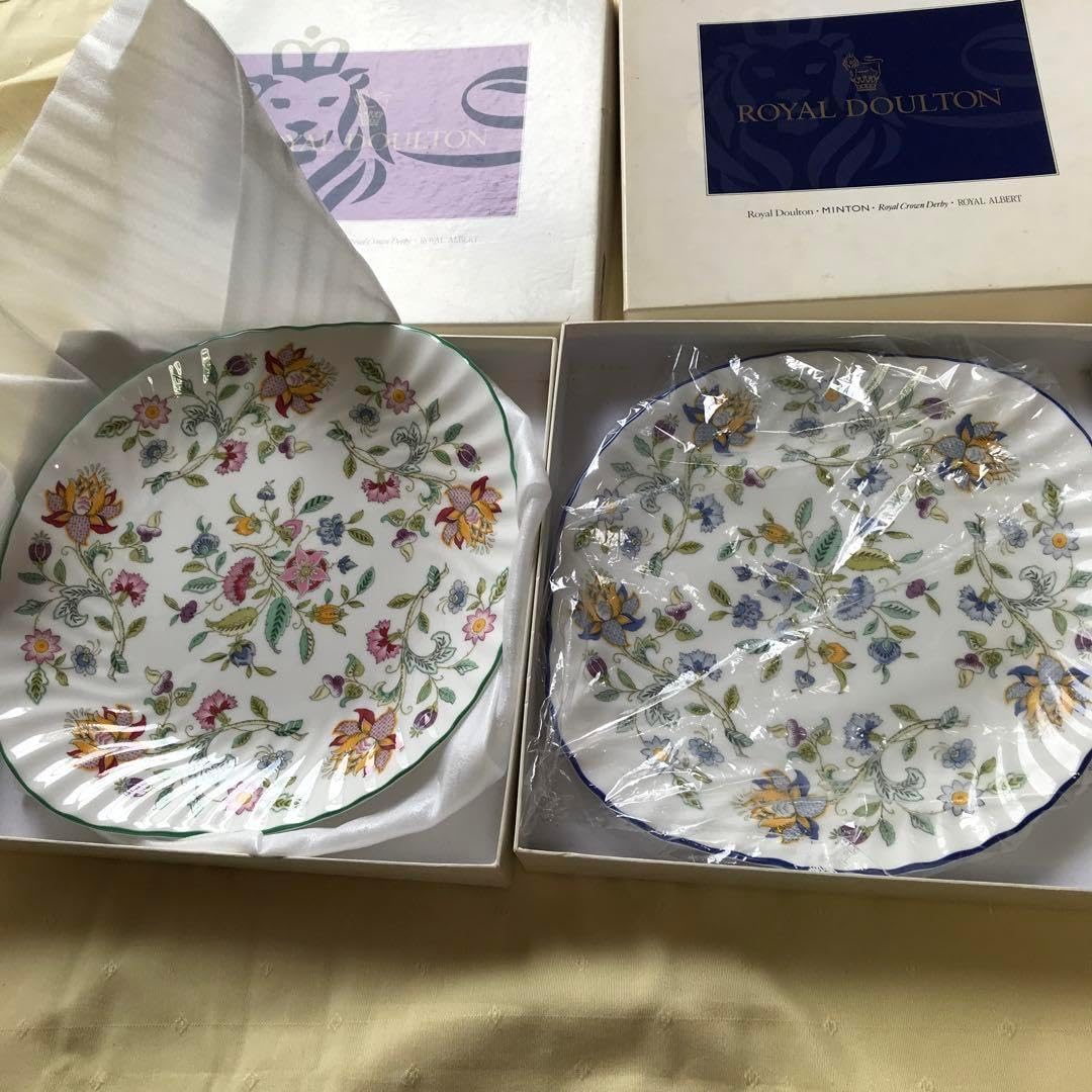 ミントン 20cmプレート 食器セット 5枚 ハドンホール グリーン ミントン 20cmプレート 食器セット 5枚 ハドンホール グリーン