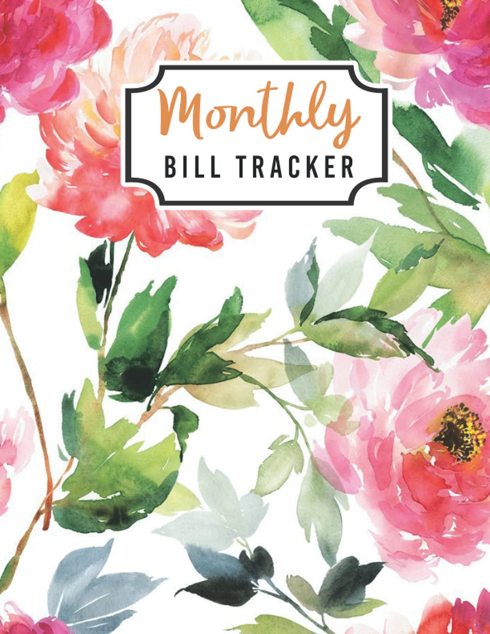 Buy Monthly Bill Tracker A Simple Monthly Bill Payment Tracker 