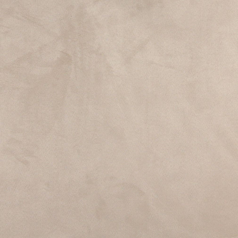 Beige Solid Microsuede Microfiber Upholstery Grade Fabric by The Yard - SKU: Dotson Fawn