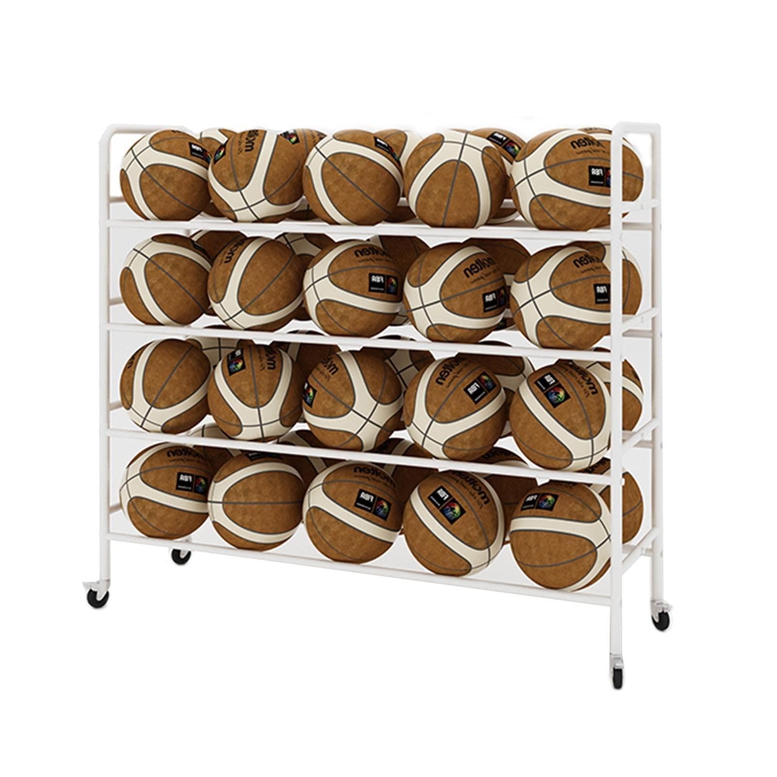 Organisateur de balles de sport et présentoir vertical de football