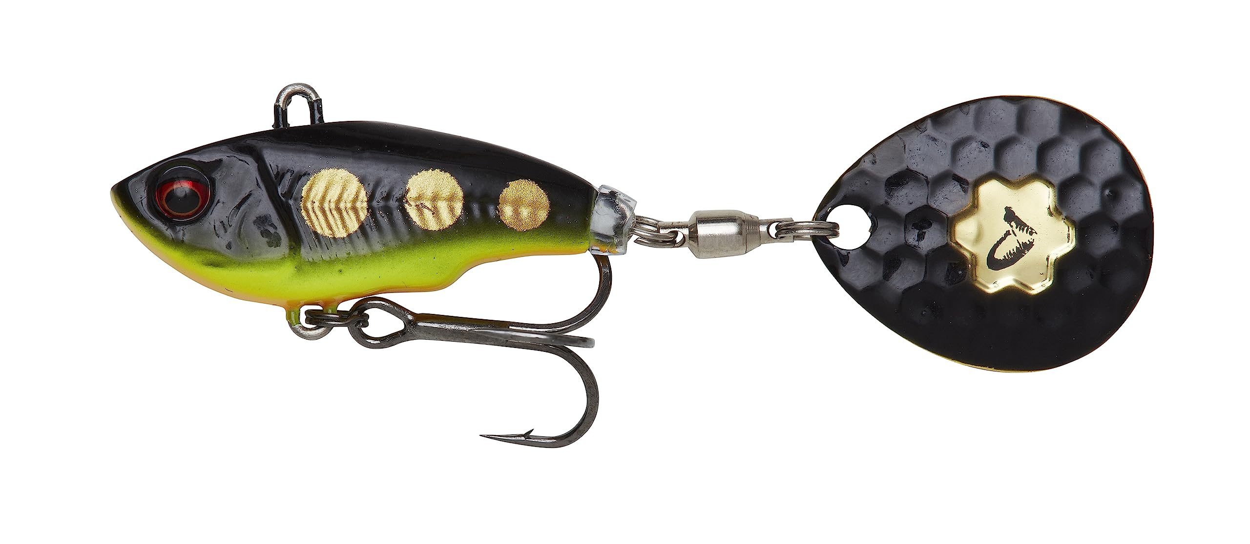 Savage Gear Fat Tail Spin 5.5cm Lure: Black Magic — image 1