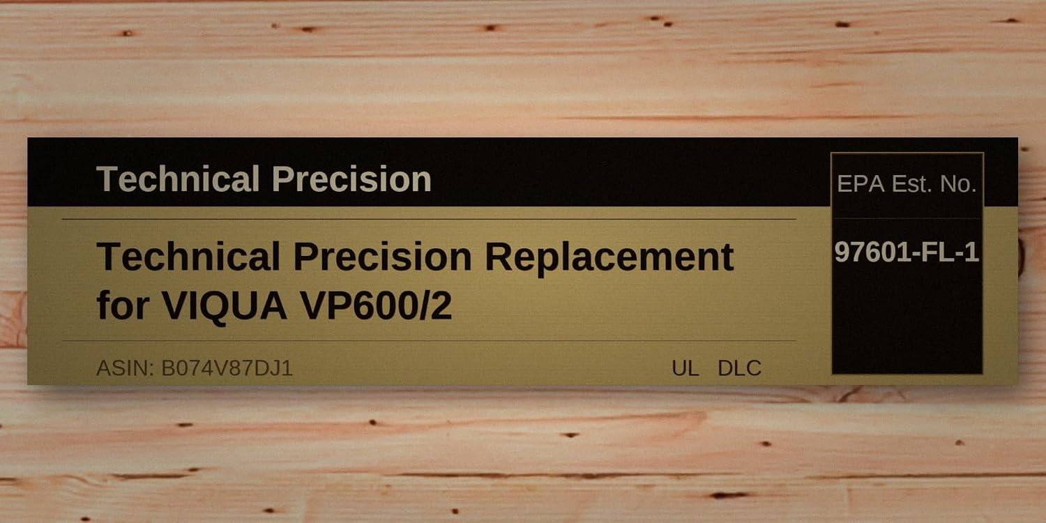 Technical Precision UV Replacement Lamp Compatible with/for Viqua VP600/2