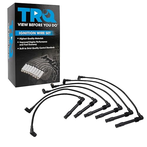 Miniatura 164 de TRQ Juego de cables de bujía de encendido del motor para Ford F250 F350 Super Duty V8 6.2L nuevo