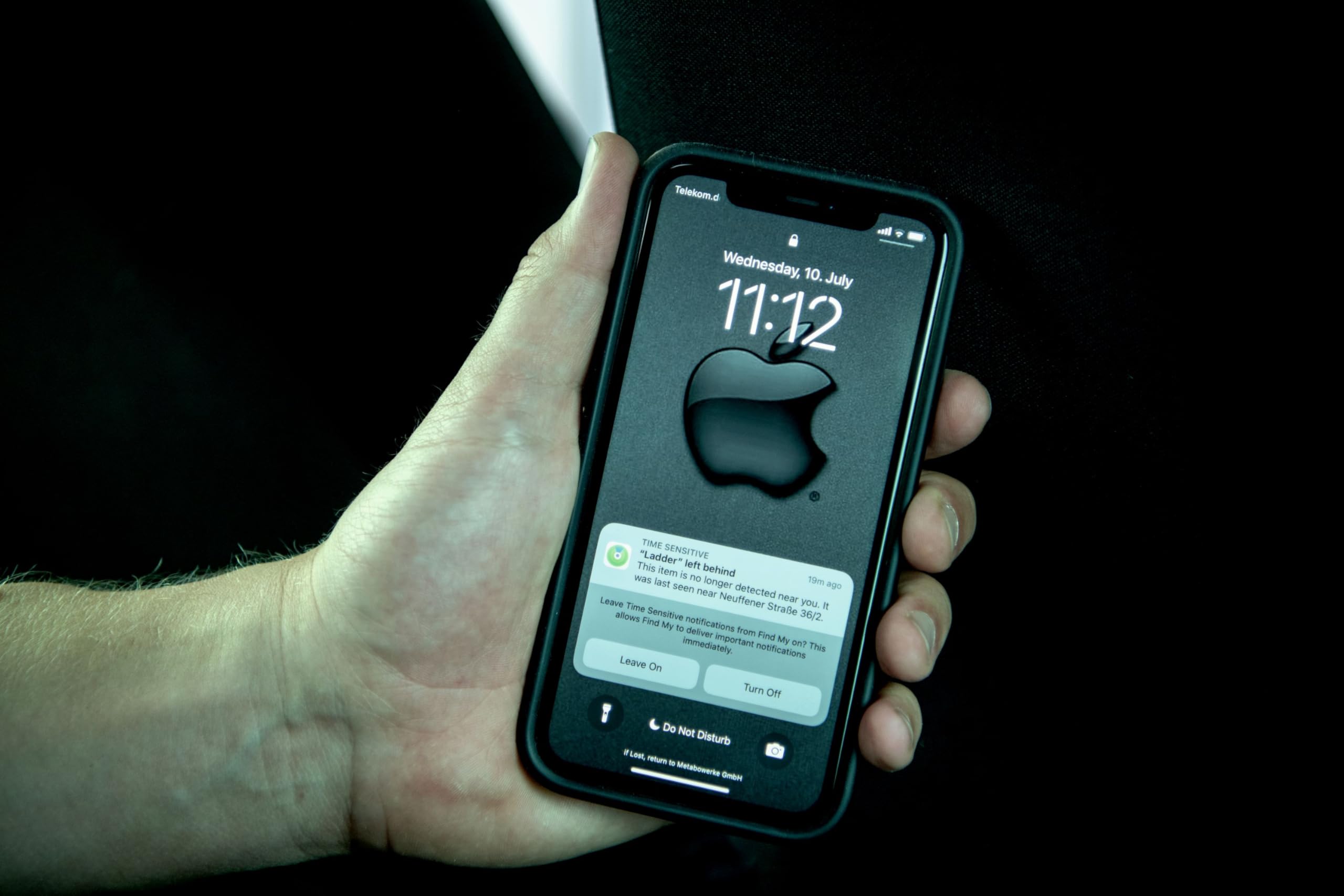 metabo Tracker Pro – lokalizator przedmiotów GPS do iOS i Android, bezpieczny śledzenie, wodoszczelność IP67, 3 lata baterii, kompatybilny z Apple "Gdzie jest?" i Android "Znajdź moje urządzenie"