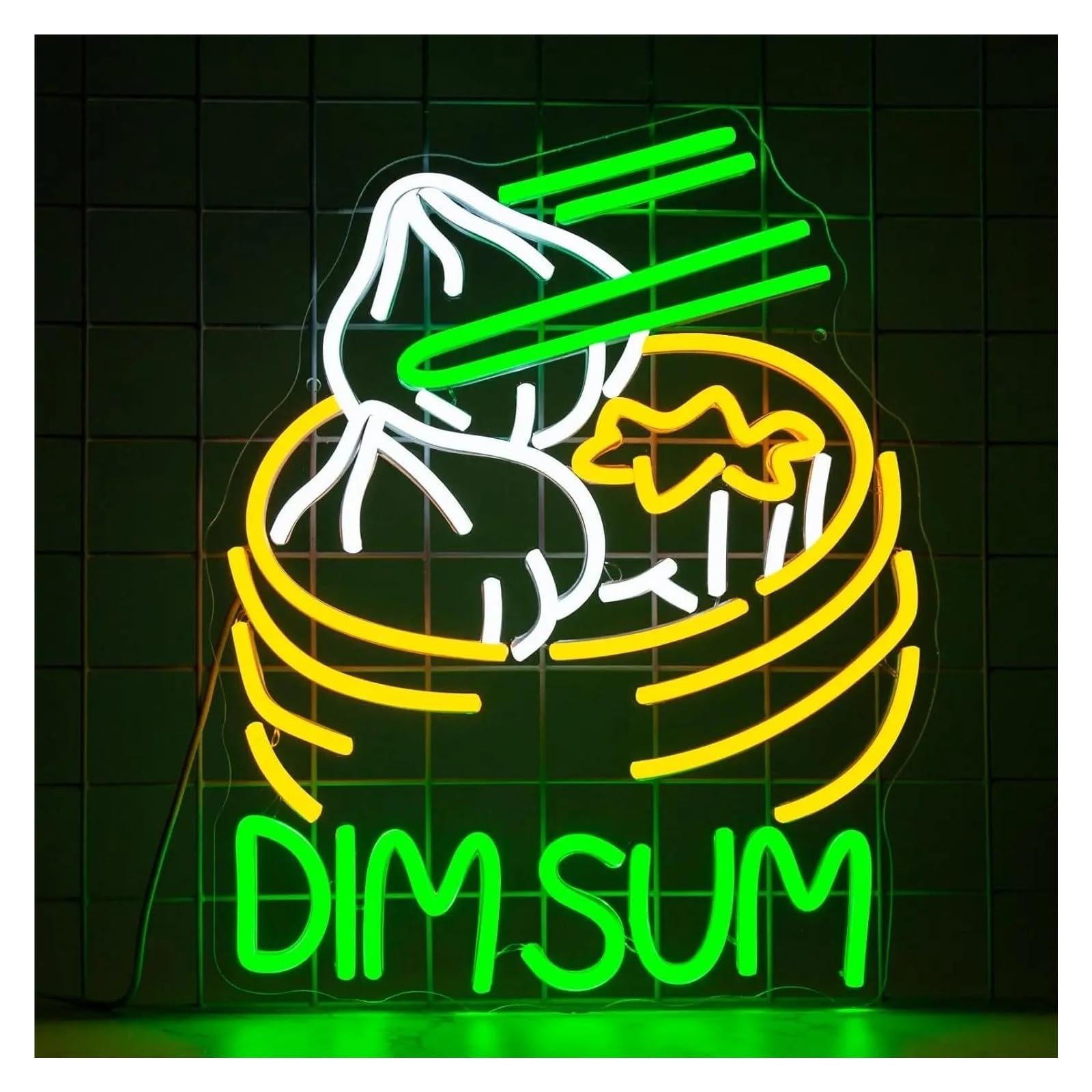 Neon Light Decoration Dim Sum for neon Sign LED for neon Light Business 38x30.5cm