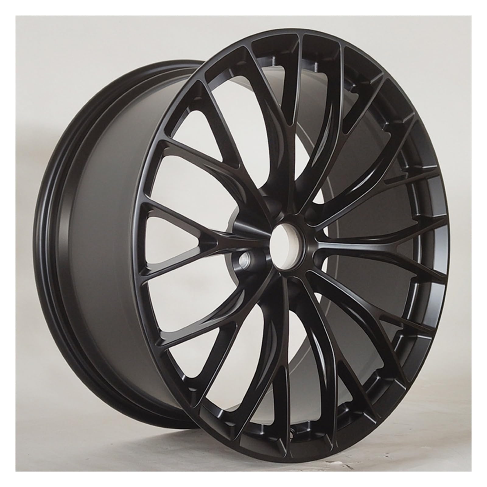 Xuanqingyi Store Cerchi in lega forgiati neri semi opachi da 1 pezzo compatibili con Te*sla modello 3 Cerchioni(18")