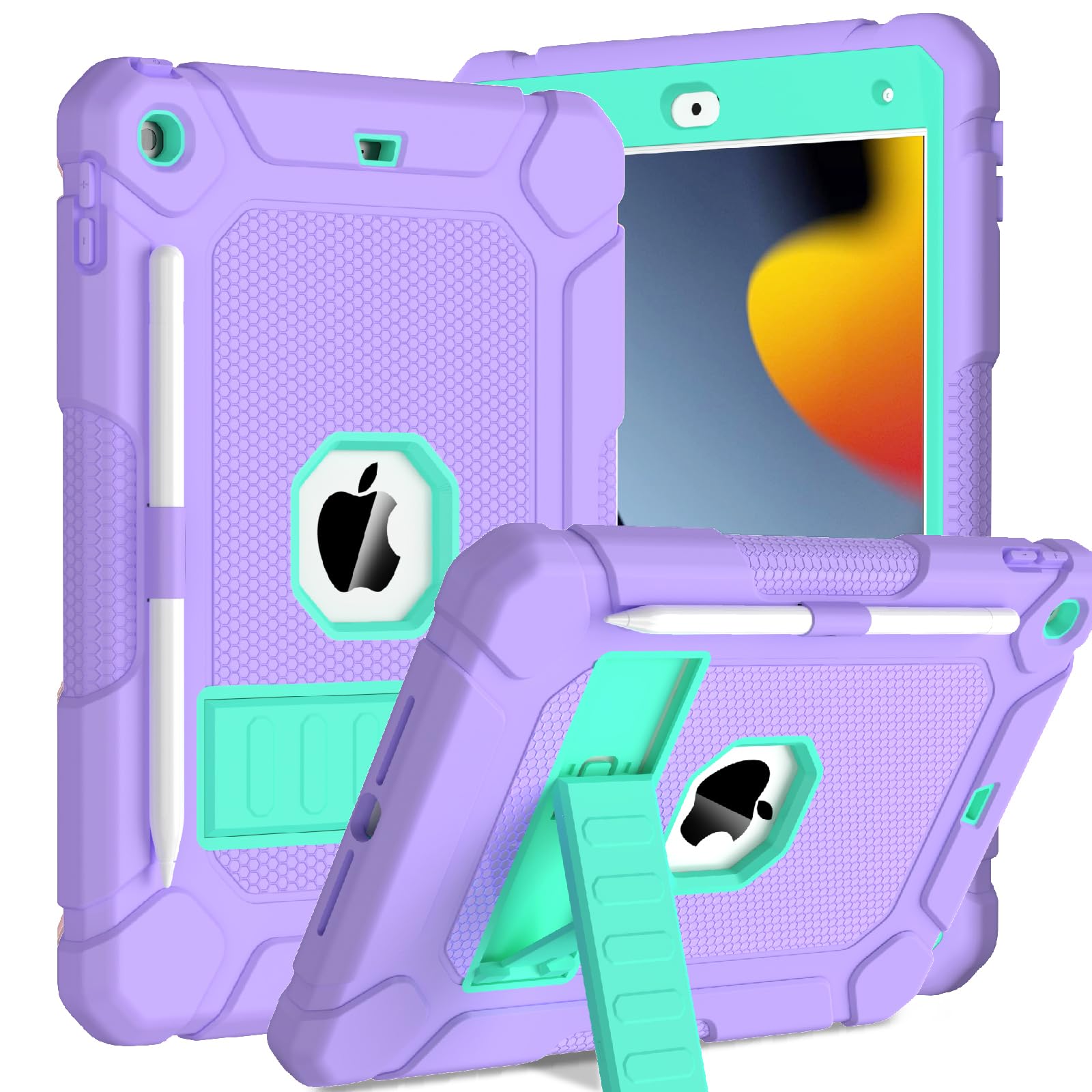 BMOUO Case for iPad 9th 8th 7th Generation (10.2 inch, 2021/2020/2019)