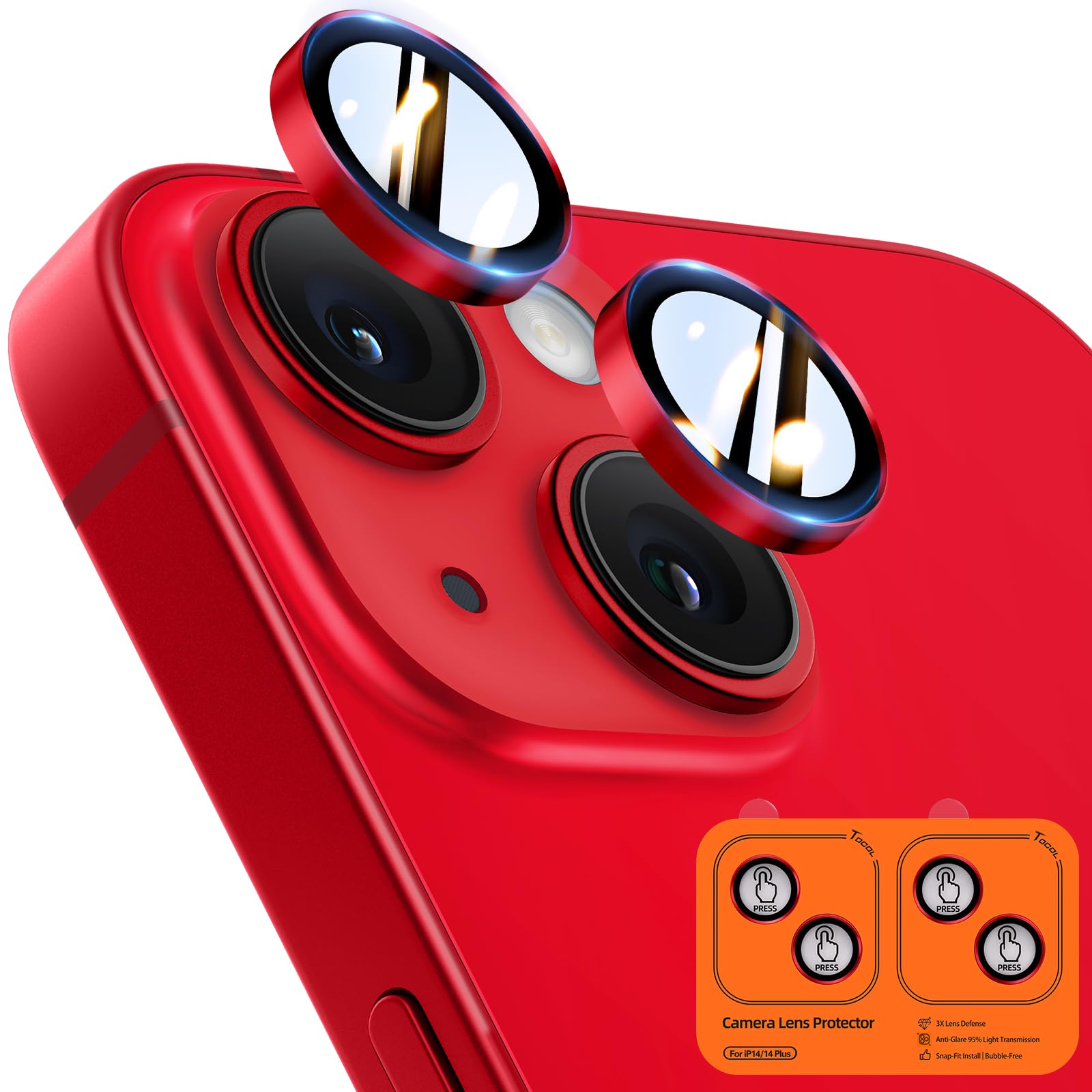 TOCOL Kameraschutz für iPhone Serie