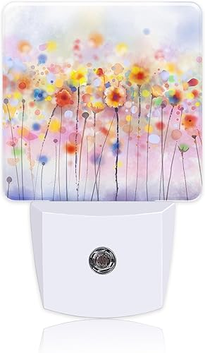 Miniatura 7 de Luz nocturna de paisaje de montaña, luces nocturnas modernas enchufables a la pared, sensor de atardecer a amanecer, luz nocturna para niños, baño,