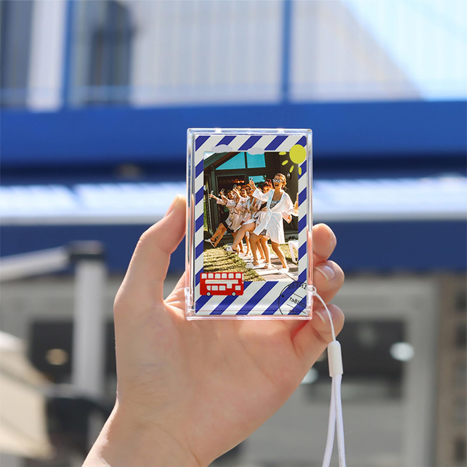 FOSDICK 60Pcs Photo Border Stickers, Lovely Mini Film Frame, 3 Inch Decoration Compatible With FujiFilm Instax Mini 12/11/9/8/7S/70 - Image 2