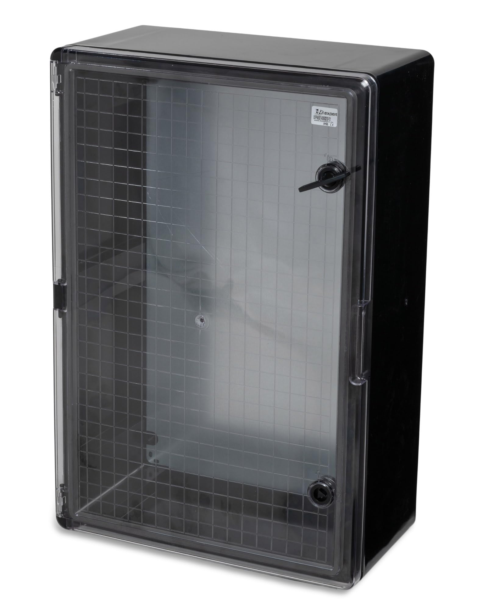 BOXEXPERT caja de distribucion exterior IP65 ABS 700x500x250mm Fleet, impermeable, armario electrico/mural, caja industrial vacia, negro