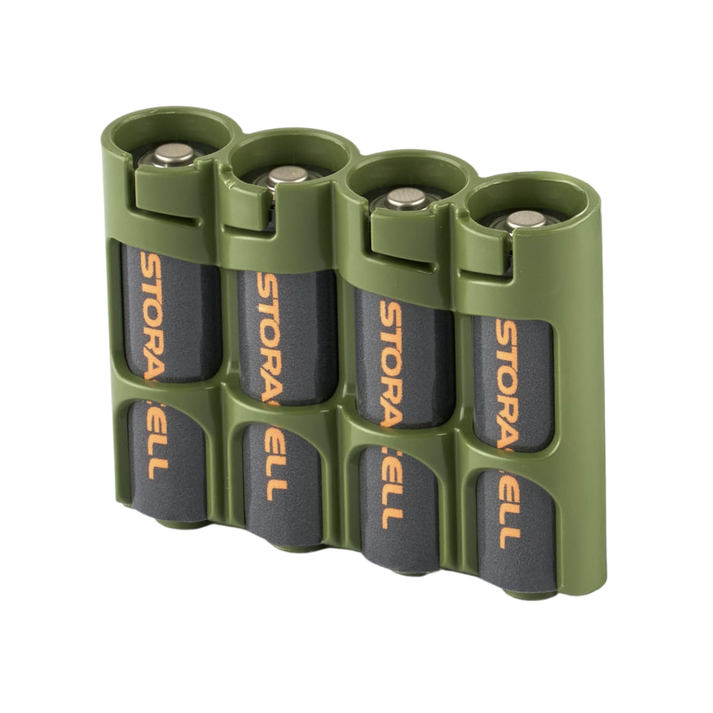 PowerPax 4 AA Battery Caddy - Military Green