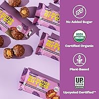 Vista 3 de Sweet Nothings, Barra de proteína de nueces y pasas de avena, USDA orgánica, bocaditos de mantequilla de nuez, snack de nuez y dátil, rellena