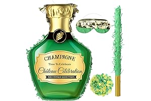 Panelee Ring Pinata Set for Adult Party Celebrations (Fresh Champagne)