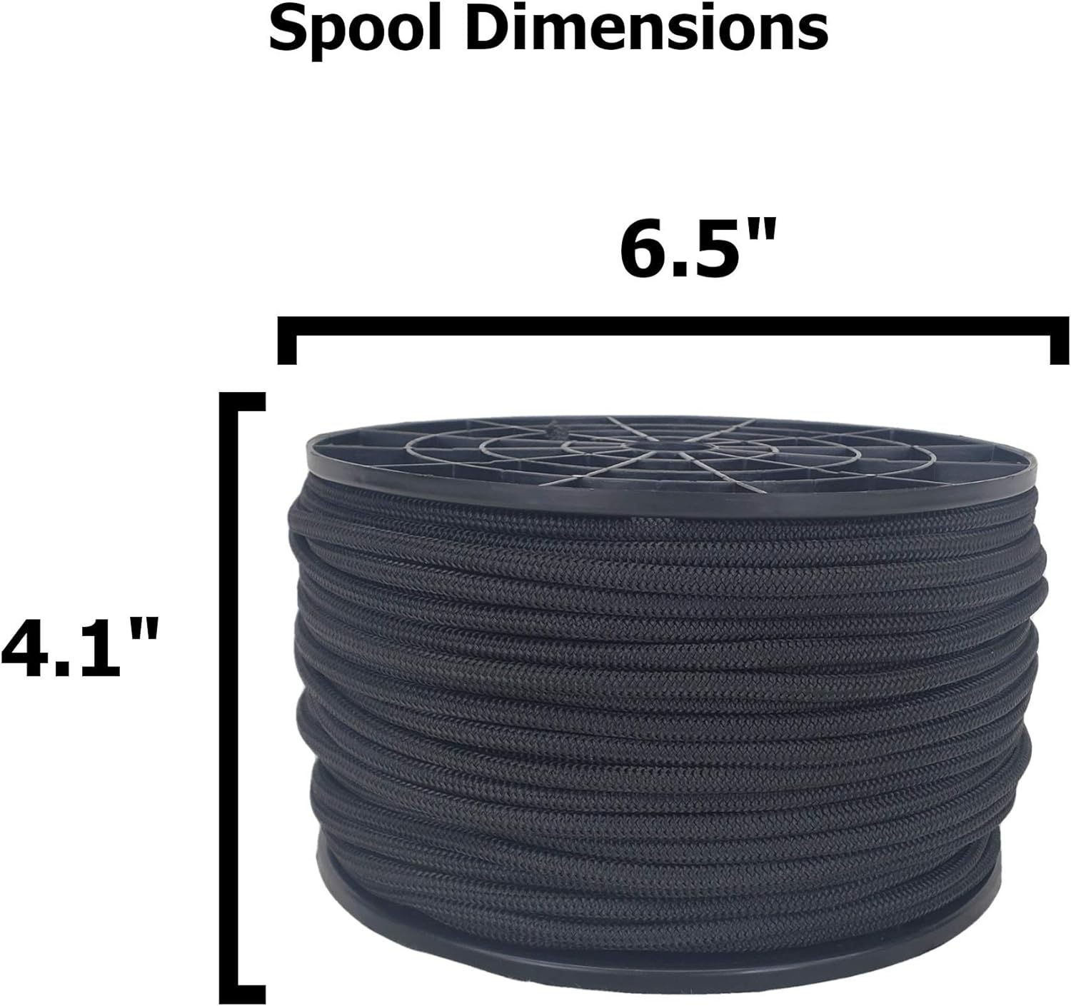 Exclusive Discount 🔥 1/2 inch Black Polyester Bungee / Shock Cord - 100 Foot Spool | Marine Grade - High UV and Abrasion Resistance Hot Deals 1/2 inch Black Polyester Bungee / Shock Cord - 100 Foot Spool | Marine Grade - High UV and Abrasion Resistance