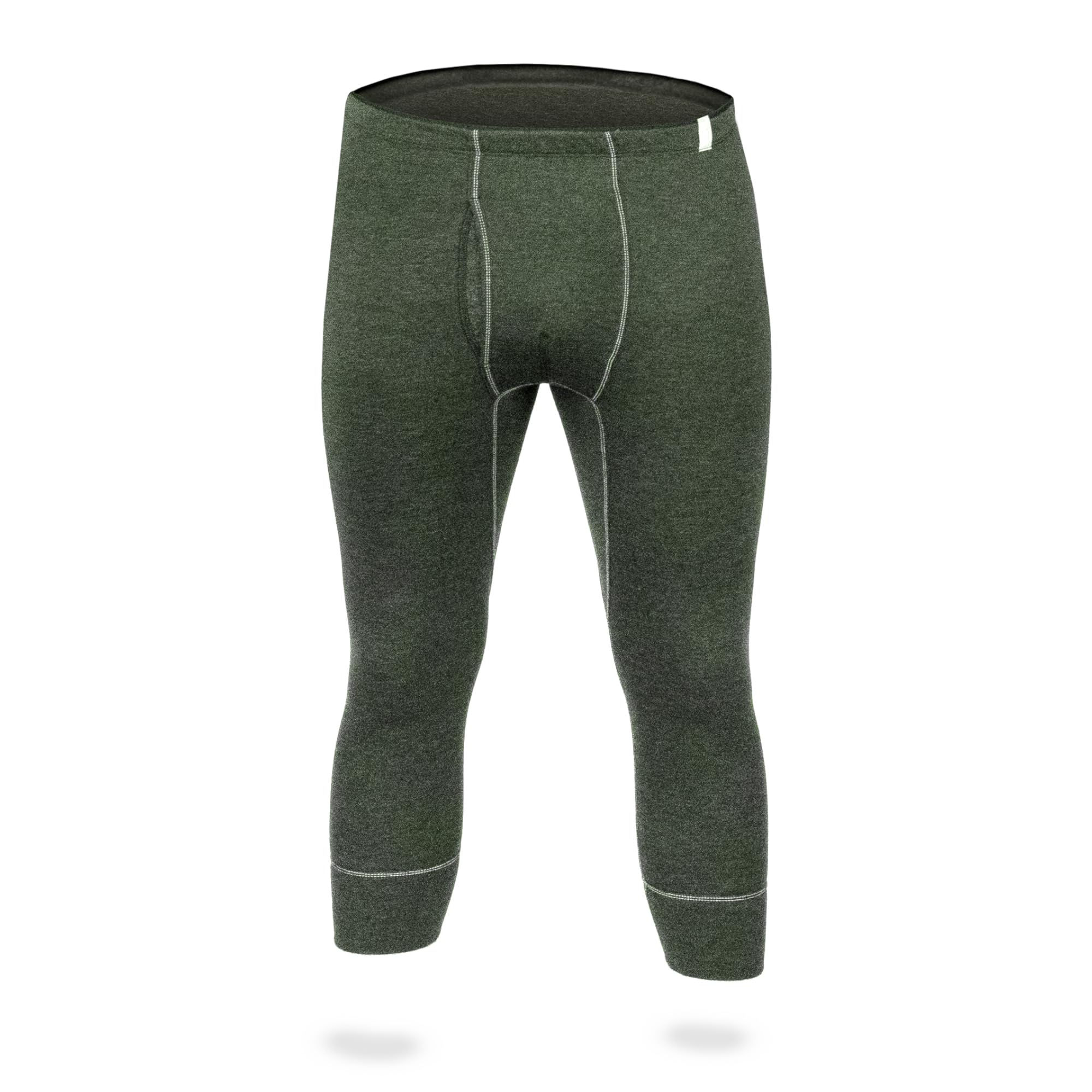 SES Męskie spodenki termiczne 3/4 z otworem S - 4XL z 75% bawełny i 25% poliestru / oddychające majtki męskie długie / bielizna termiczna dla mężczyzn dla ciepła i komfortu