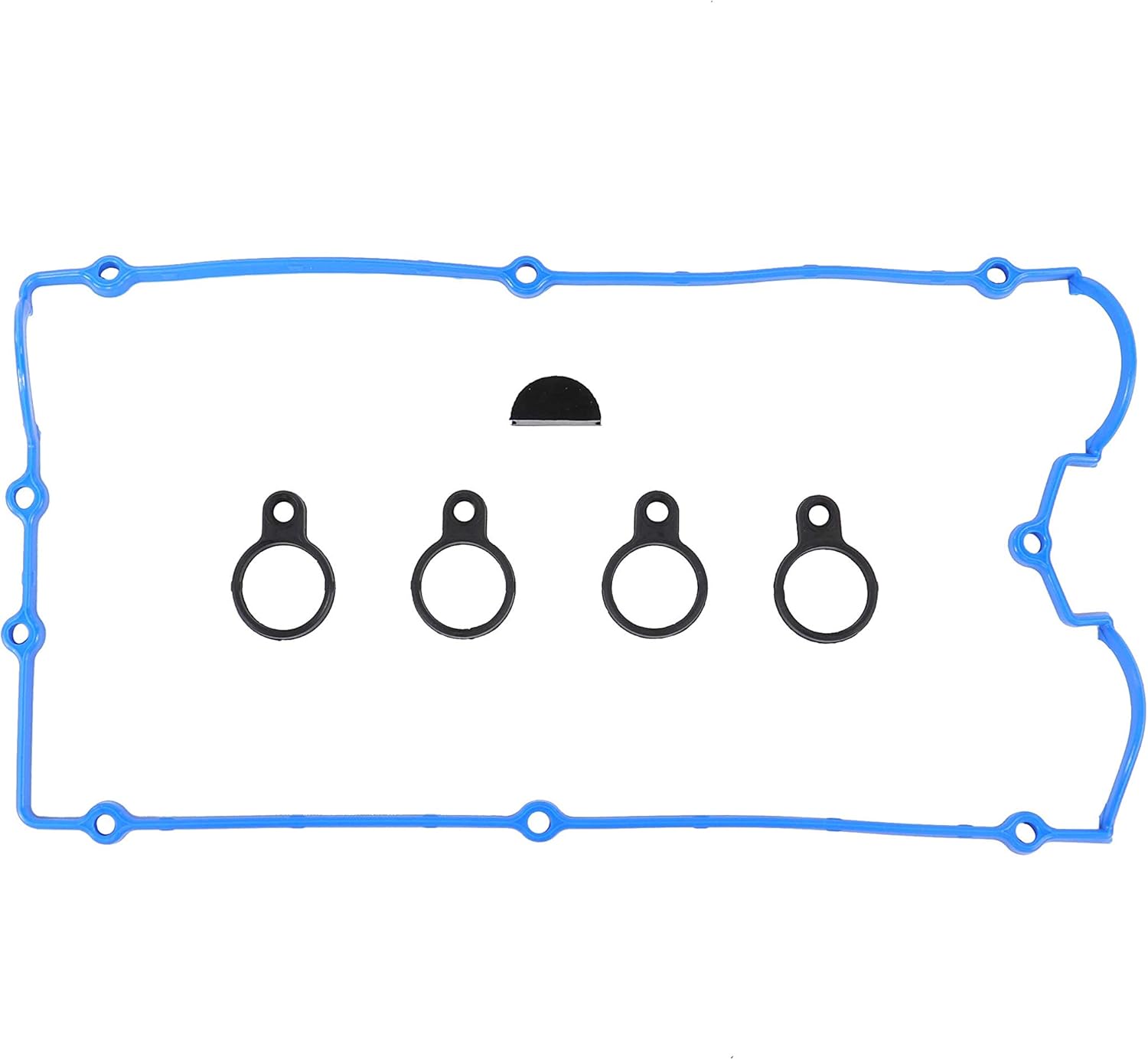 DNJ VC123G Valve Cover Gasket Set for 1999-2006, Hyundai, Kia, Optima, Santa Fe, Sonata, 2.4L, L4, DOHC, 16V, 2351cc