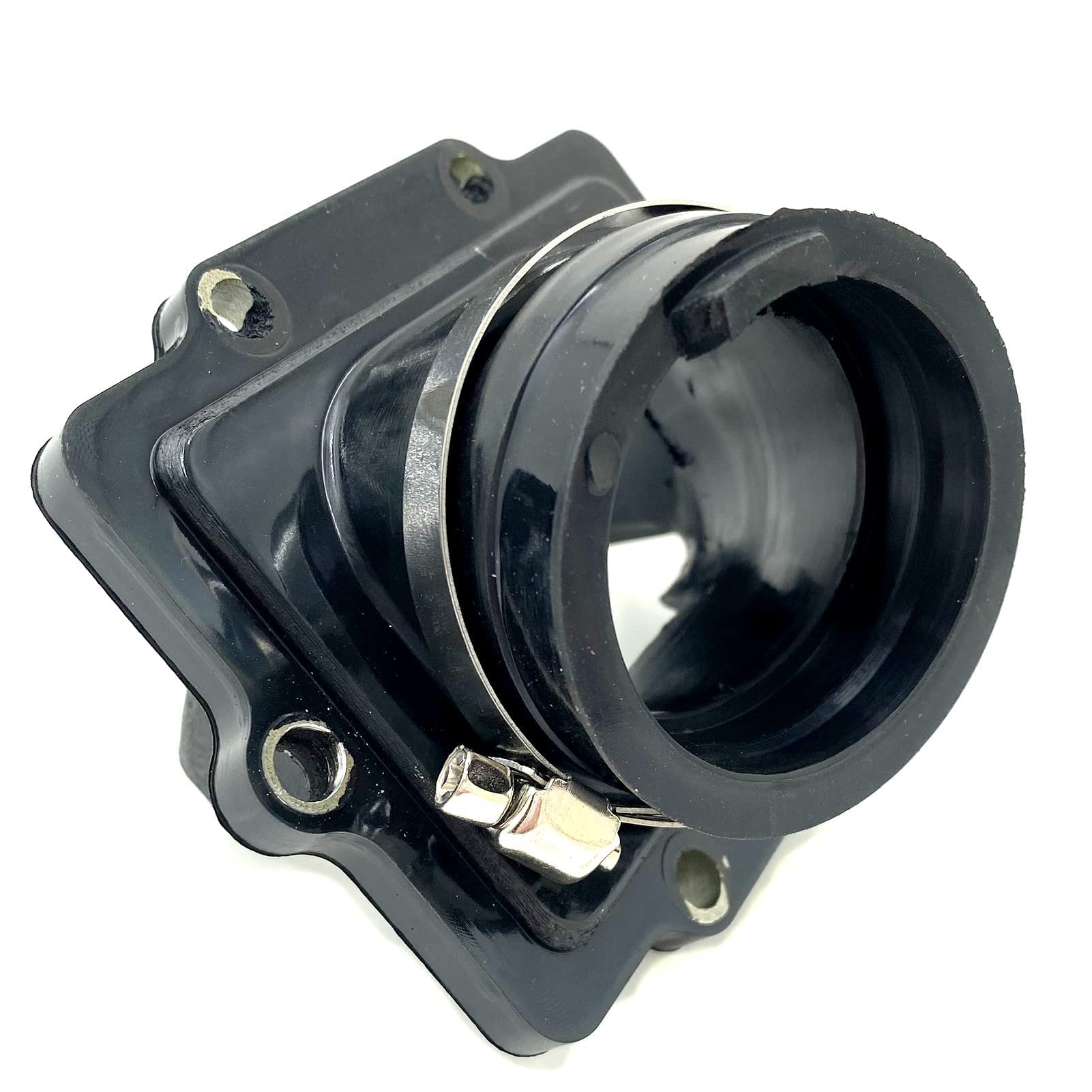 Compatible with Kawasaki 1989-2004 KX500 KX 500 E Carburetor Intake Manifold Holder Carburetor 16065-1180