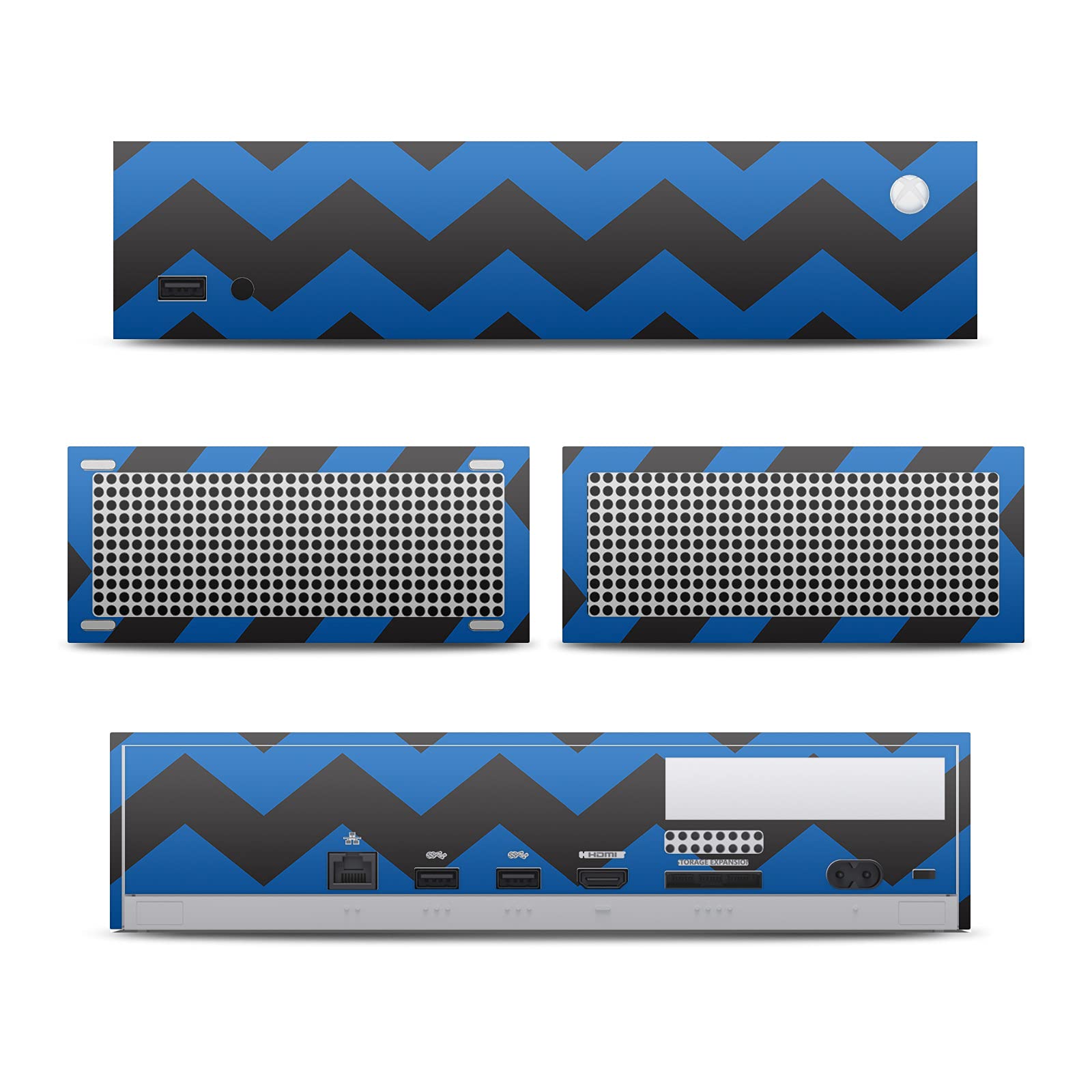 Head Case Designs Licenza Ufficiale Inter Milan in Casa 2020/21 Kit Crest Vinile Sticker Gaming Pelle Adesivo Compatibile con Xbox Series S Console And Controller Bundle