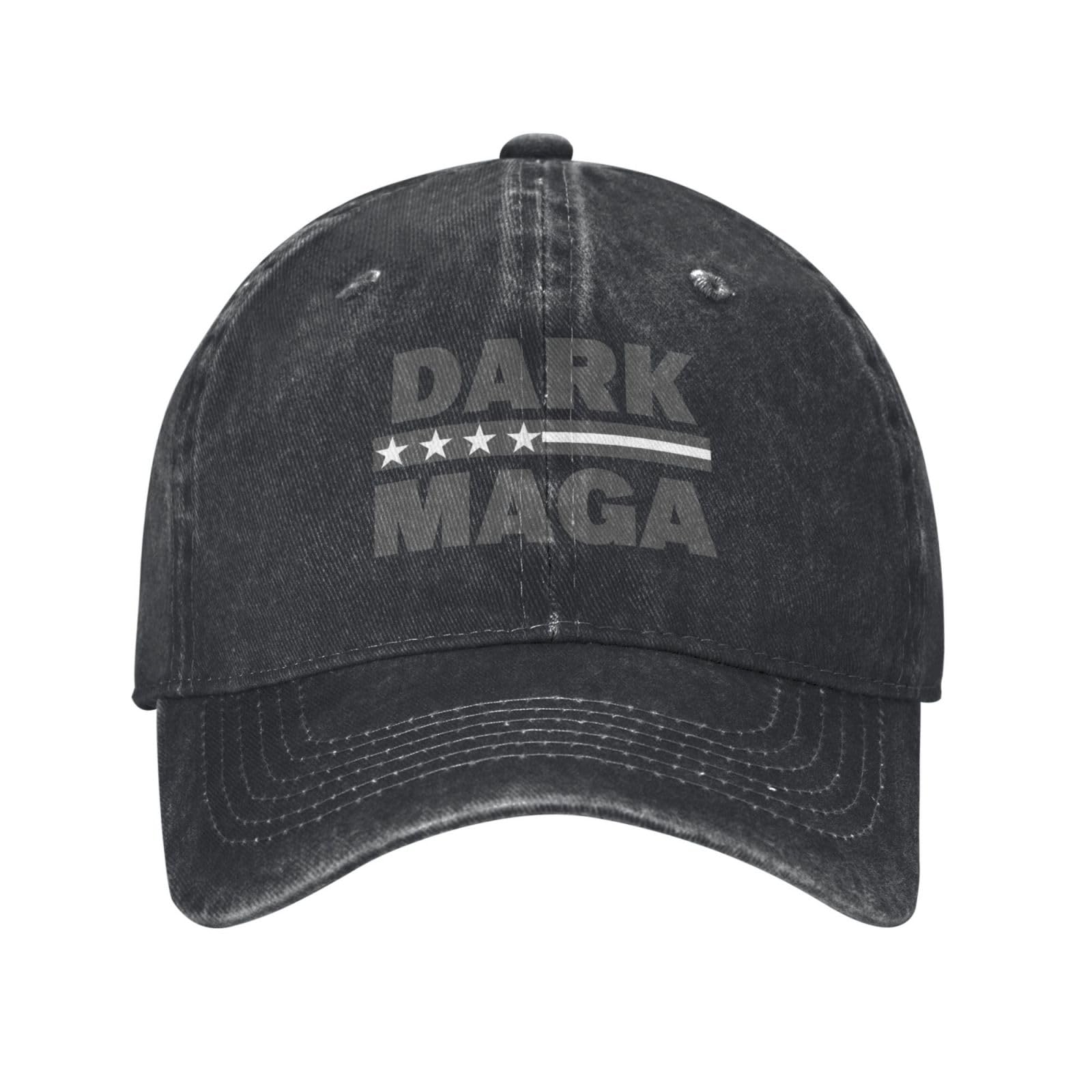 Dark MAGA Hat Trump 2024 Never Surrender Hat Trump Vance 2024 Trucker Cap for Men Women Black P57