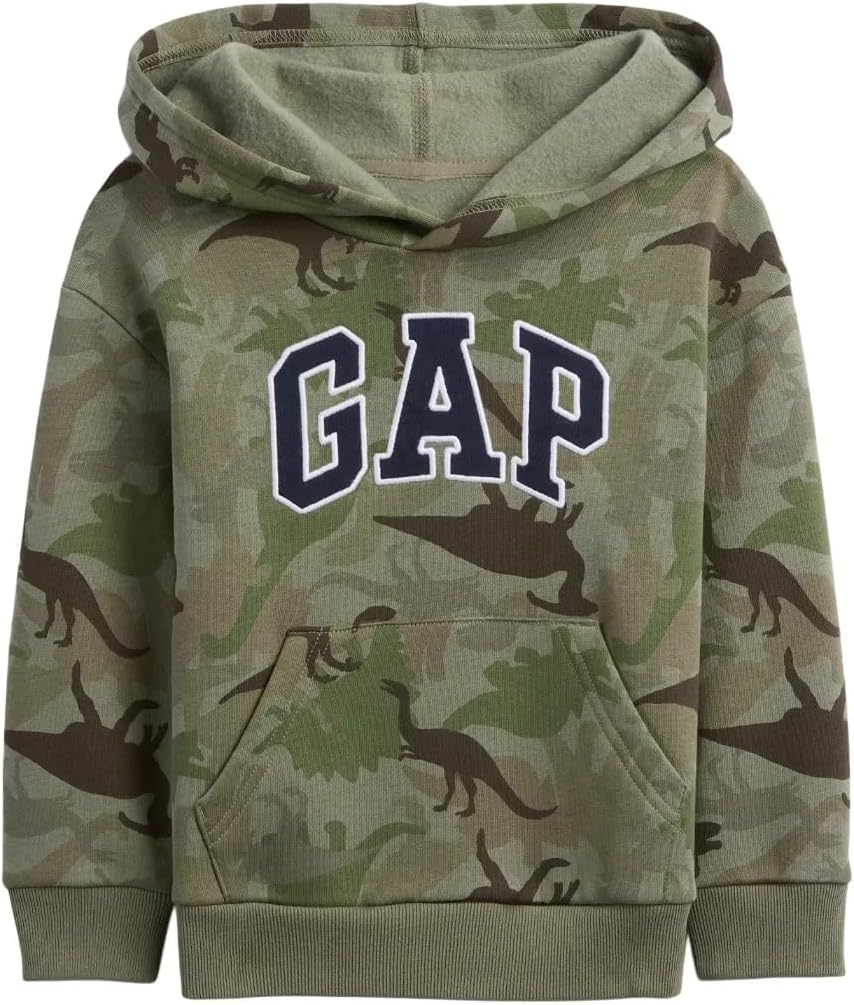 GAP boys Playtime Favorites Logo Pullover Hoodie Hooded Sweatshirt