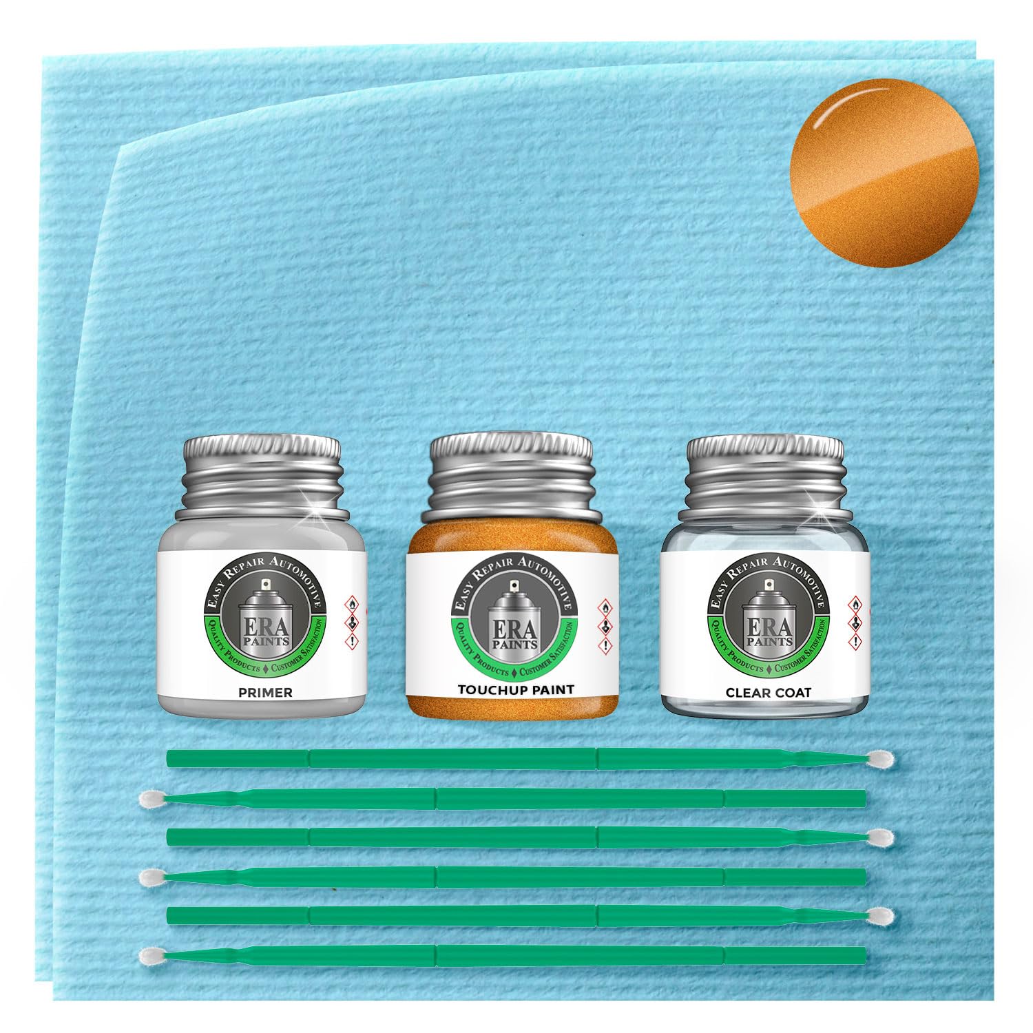 ERA Paints PJA - Tequila Sunrise Pearl for RAM Exact Match Automotive Touch Up Paint Jar - Premium Kit