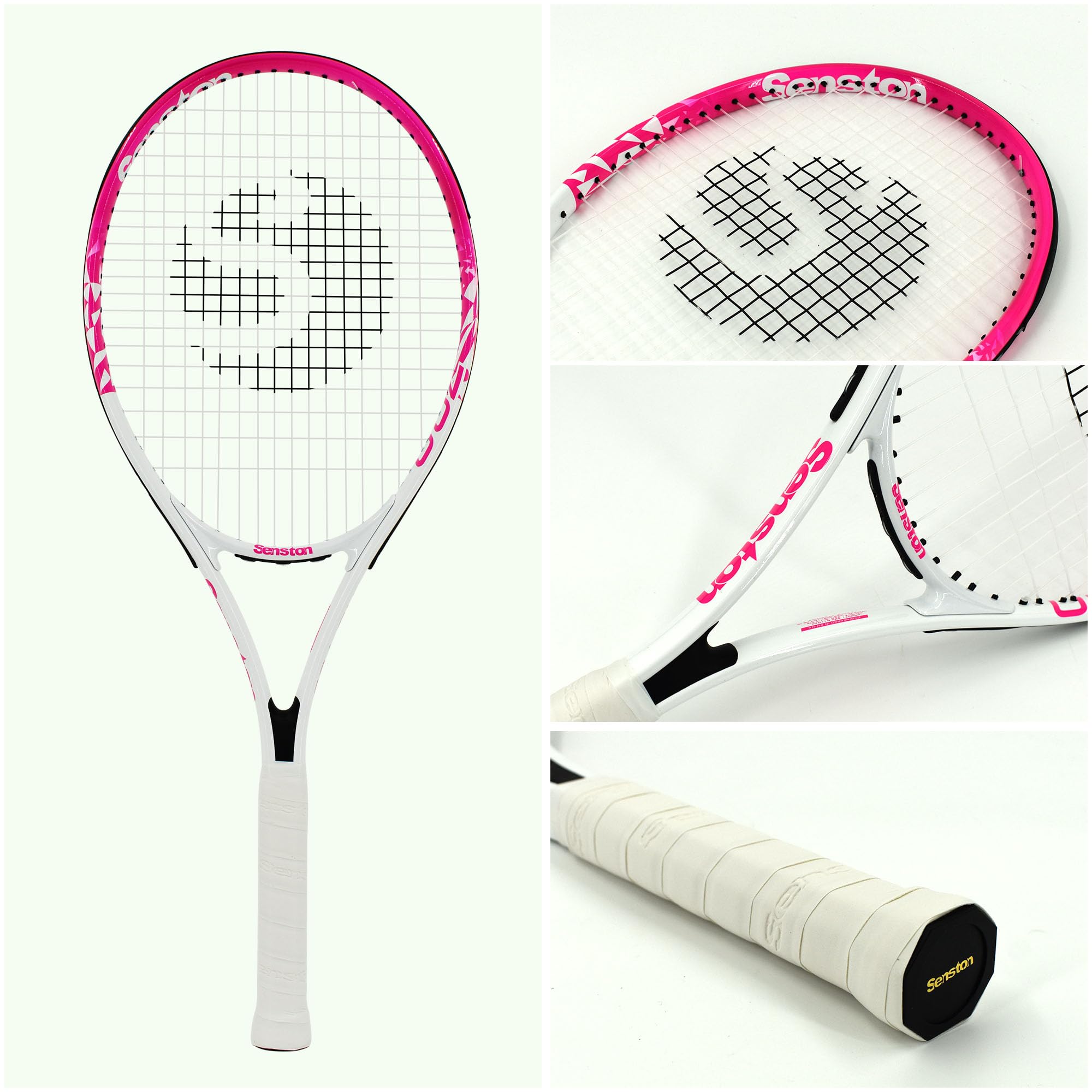 Raquette de Tennis Senston 27 Pouces 68,6 cm pour Débutants Intermédiaires