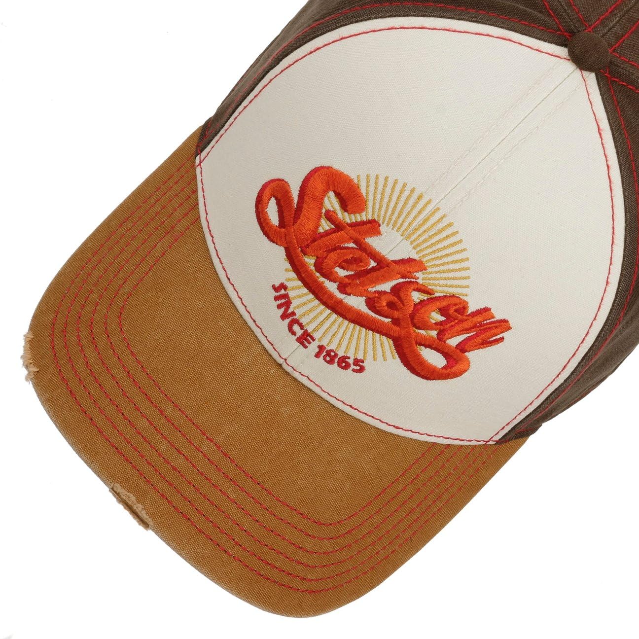 Stetson Czapka Cotton VintageMężczyźni - z daszkiem bawełniana baseball cap Metalowa sprzączka, Zima Jesień Wiosna Lato wiosna-lato jesień-zima