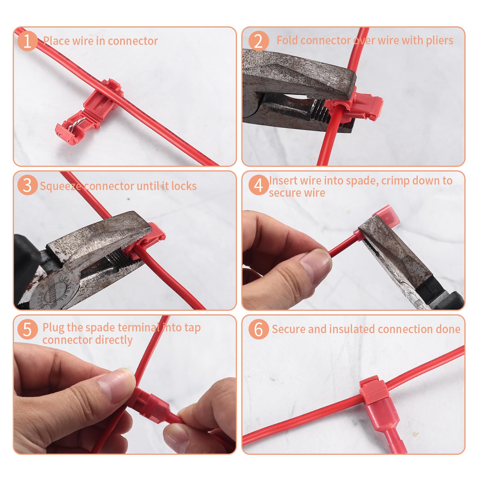 120-teiliges Crimp-Klemmen-Set Für Elektrische Auto-Klemmen Mit Crimp Batterieklemmen Sc Stecker Umriss Mundstuck Und Isolationshulsen Elektrische T Tap Crimp Klemmen Isolierte Schnelltrenn Stecke 73228303 120-teiliges Crimp-Klemmen-Set Für Elektrische Auto-Klemmen Mit Crimp Batterieklemmen Sc Stecker Umriss Mundstuck Und Isolationshulsen Elektrische T Tap Crimp Klemmen Isolierte Schnelltrenn Stecke 73228303