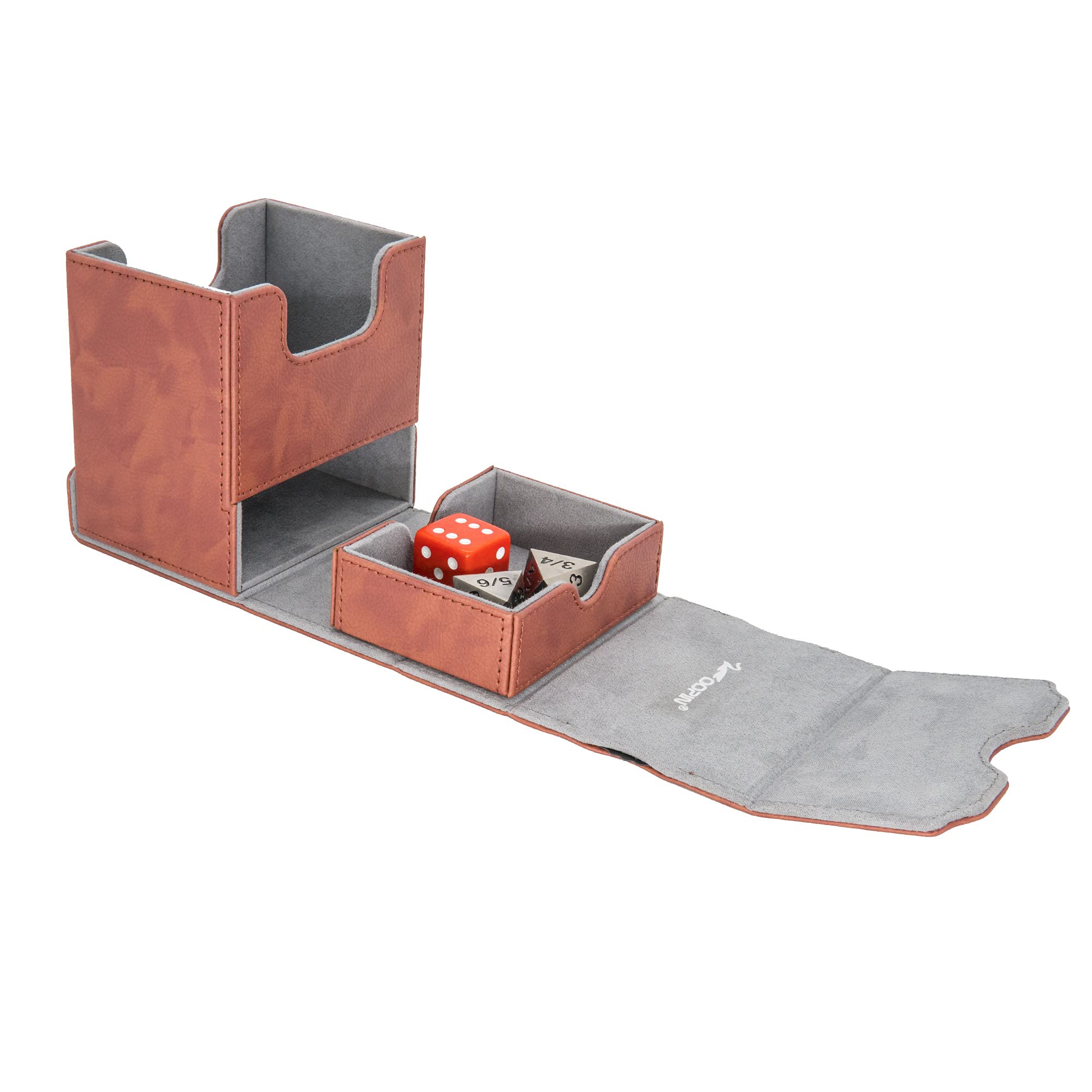 Amazon.com: Zoopin Leather Deck Box with Built-in Spinning Life