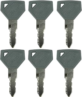 6 PCS 52160 Ignition Keys for Yan-mar JD Tractor Ignition Starter Switch 194155-52160 AM879480