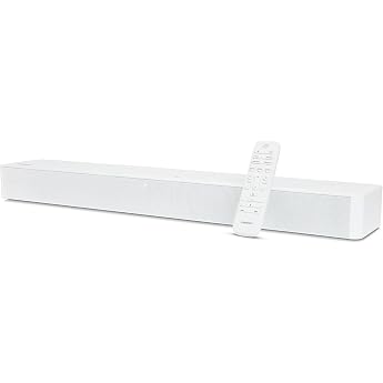MEDION P61155 2.0 Soundbar with Bluetooth with Remote Control Touch Control HDMI ARC AUX Optical Input 2 x 30 W RMS White