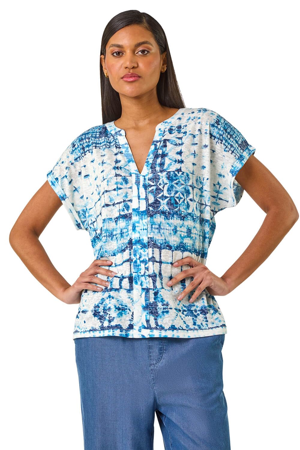 Roman Short Sleeve Shirt for Women UK Ladies Tunic Top Summer Blouse Casual Smat T-Shirt Spring Work Cocktail Party Going Out Special Occassion Holiday V-Neck
