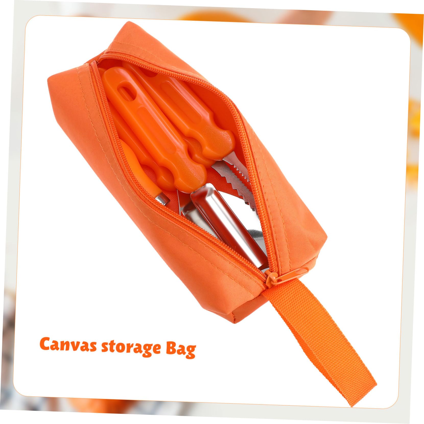 HAPINARY Halloween Pumpkin Carving Kit Tools Set 5 Pcs Stainless Steel Tools for Easy Carving