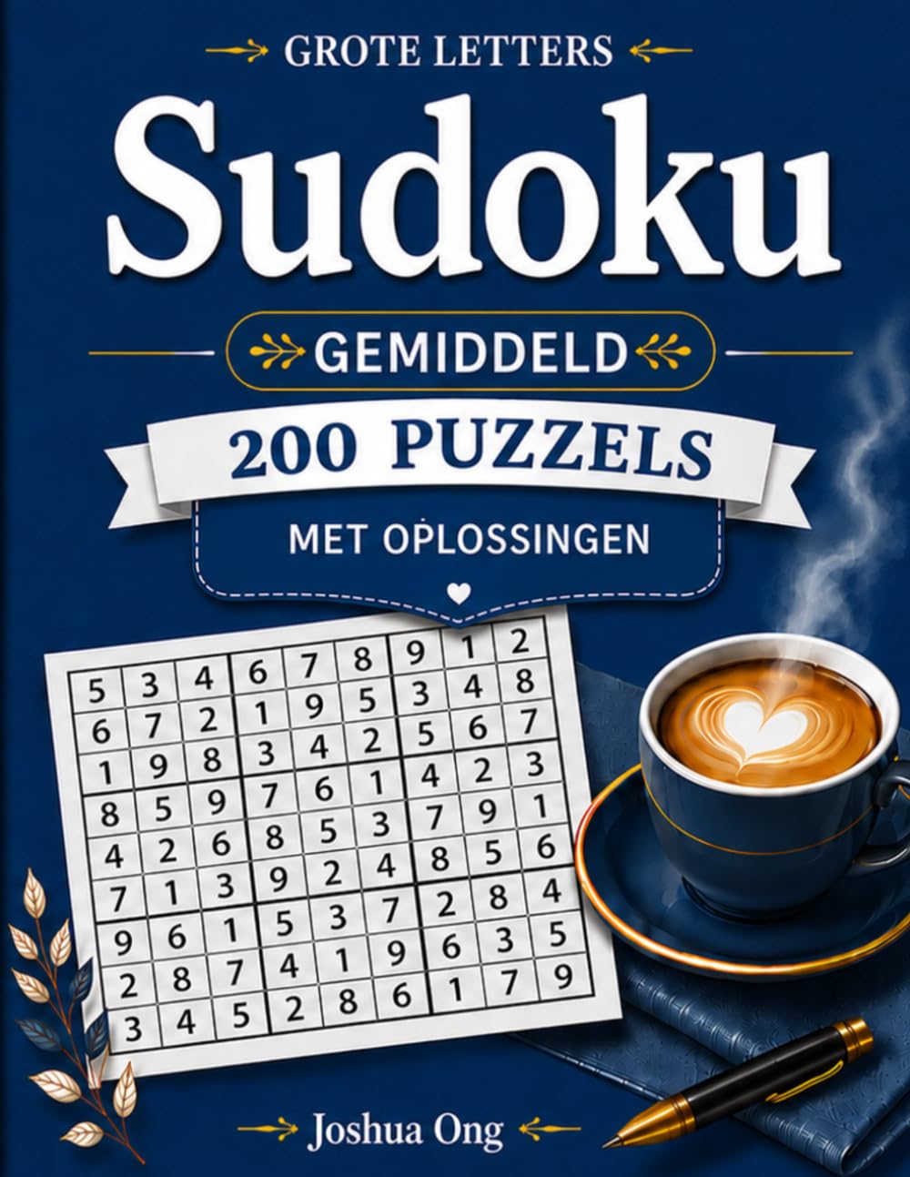 Grootletter Sudoku Puzzelboek – Gemiddeld: 200 Gemiddelde Grootletter Sudoku-puzzels voor Volwassenen & Senioren met Oplossingen | Ontspannende ... Makkelijk, Gemiddeld en Moeilijk)