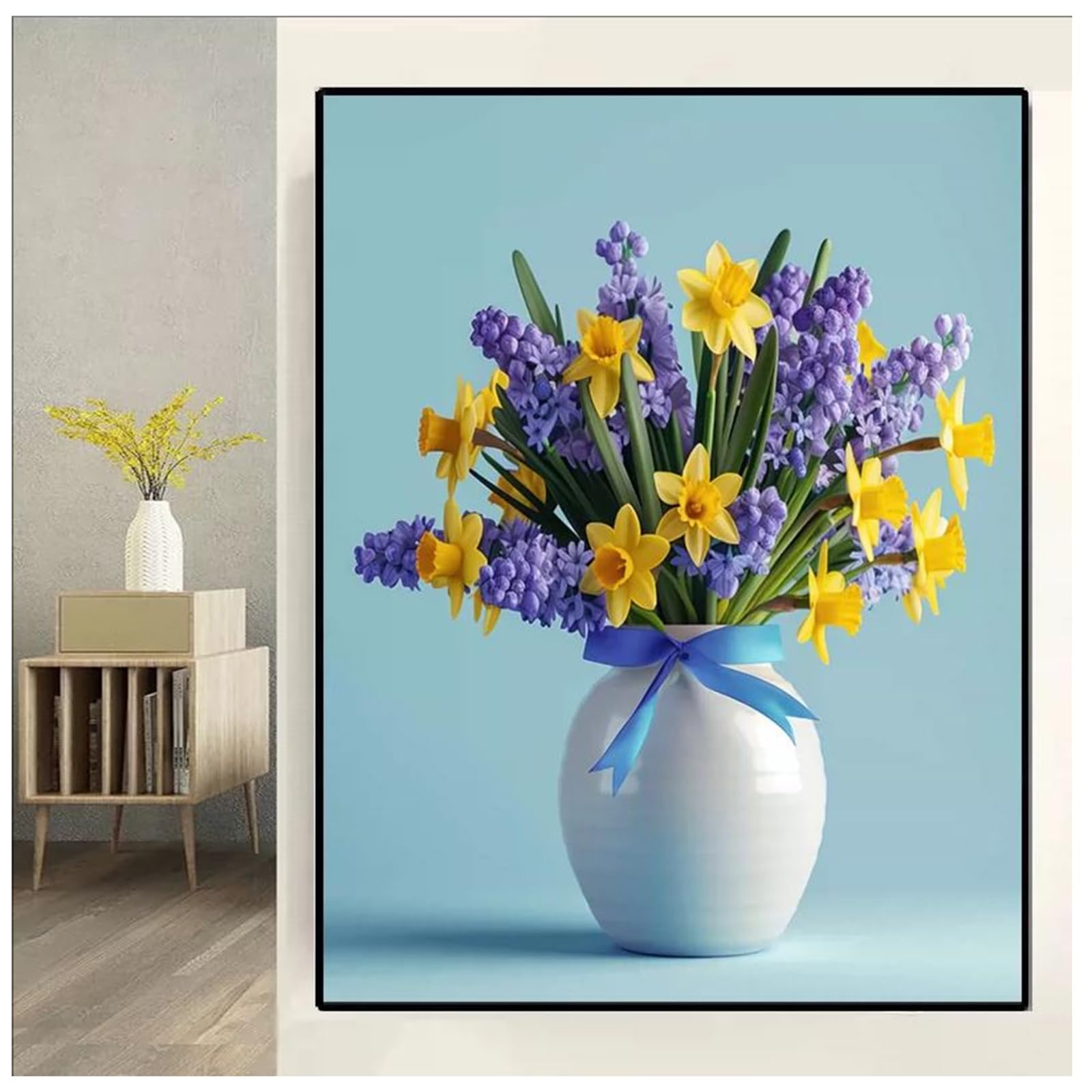 ZTGL Meter Box Decorative Painting, Breaker Box Hide Distribution Panel Decoration, Meter Cover Box In Home Decorative, Suitable For Living Room And Office,C,50x60cm