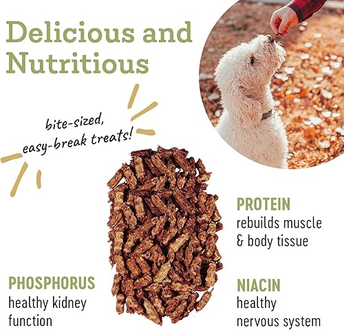 Miniatura 4 de Farm Hounds Golosinas de entrenamiento de pavo de tamaño de mordida premium para perro, 100% hechas de pavos criados humanamente, golosinas de