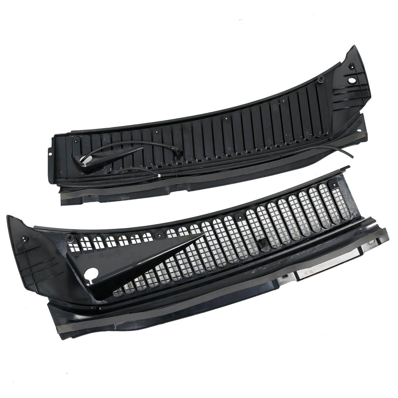 HH BuildingWindshield Wiper Cowl Vent Grille ABS Plastic Front 3C3Z-25022A68-AAA 4C3Z25022A69AAA 3C3Z25022A68AAA GNT56214855 4C3Z-25022A69-AAA WWCVGF1FFE3