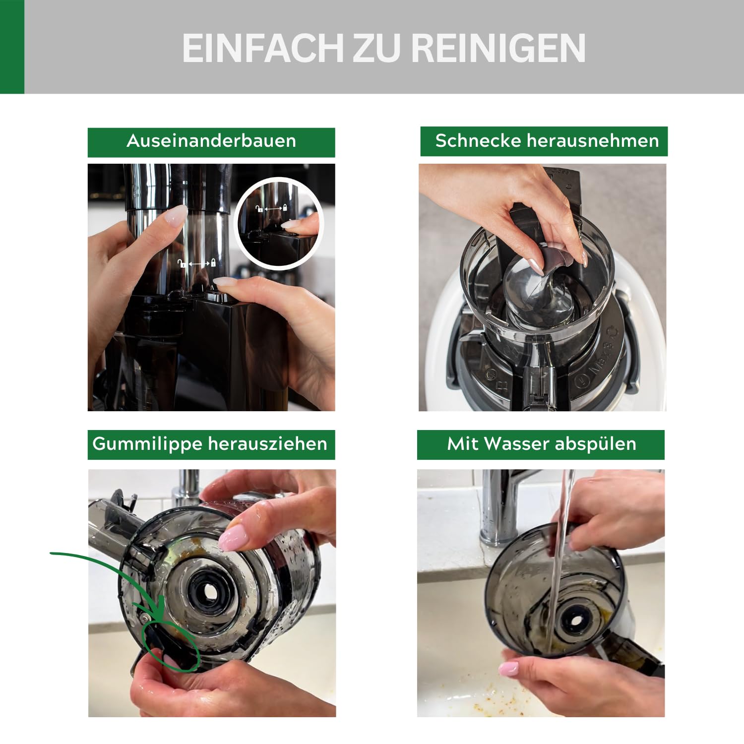 SaftPRO – Slow Juicer, Entsafter für Thermomix TM6, TM5