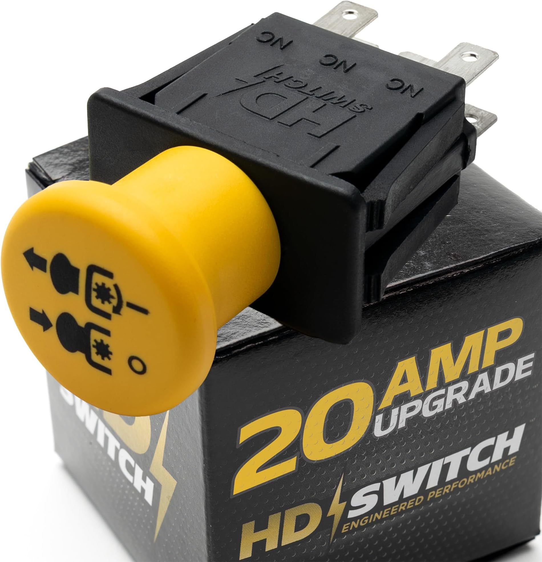 20 AMP Upgrade New Improved Design Blade Clutch PTO Switch Replaces Cub Cadet Tractor GT1554 GT2554 LT1018 LT1022 LT1024 LT1040 LT1042 LT1045 LT1046 LT1050 SLT1550 SLT1554 SLTX1050 LTX1046 LTX1050