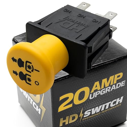 El interruptor de toma de fuerza del embrague de actualización de 20 amperios reemplaza a Cub Cadet MTD 1515 1517 1525 1527 1529, 2130 2135 2140