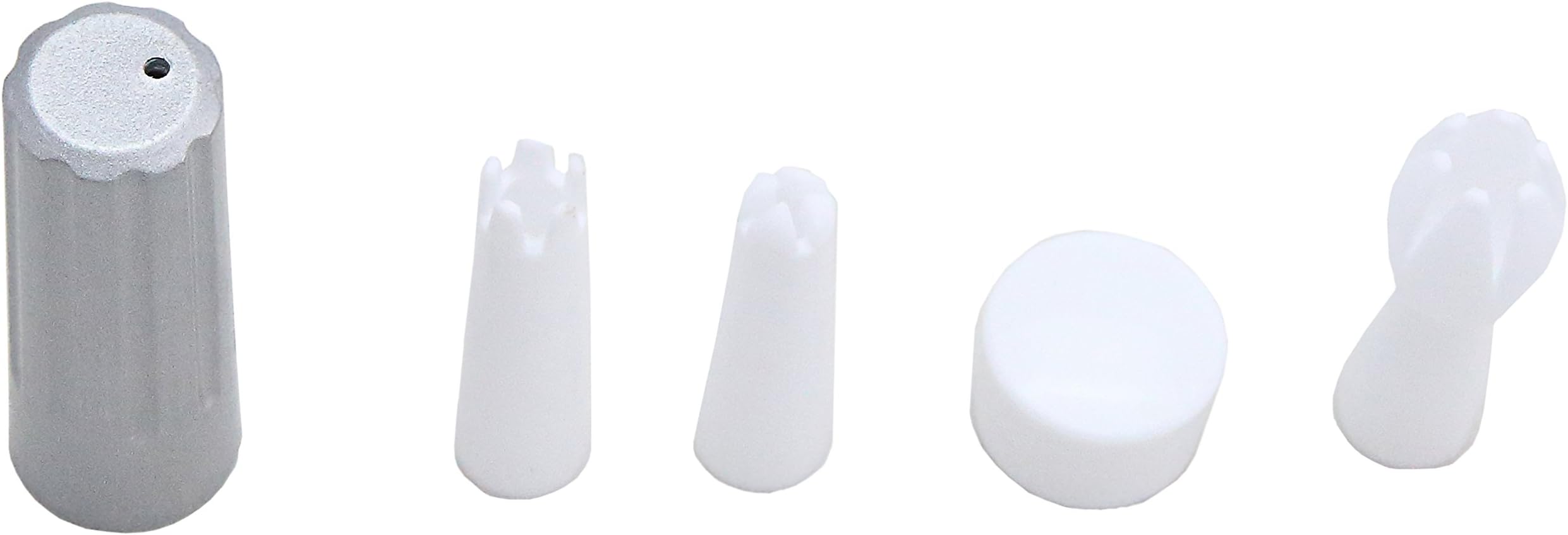 Nuvantee Cream Whipper Replacement Parts Kit - with 3 Decorating Nozzles & Aluminum Charger Holder - Compatible with Most Whipped Cream Dispensers