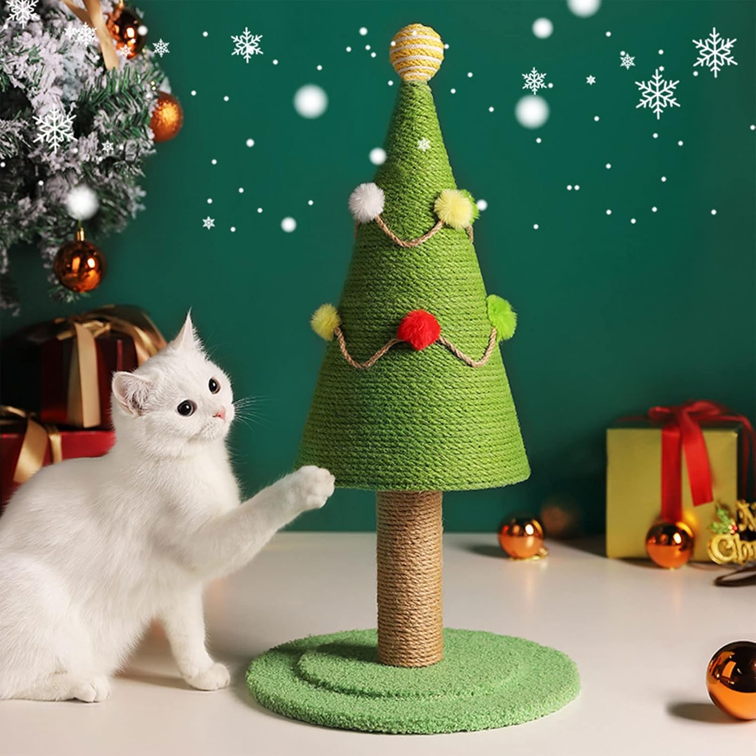 Cat Scratching Post Tall Ceder Christmas Cat Trees for