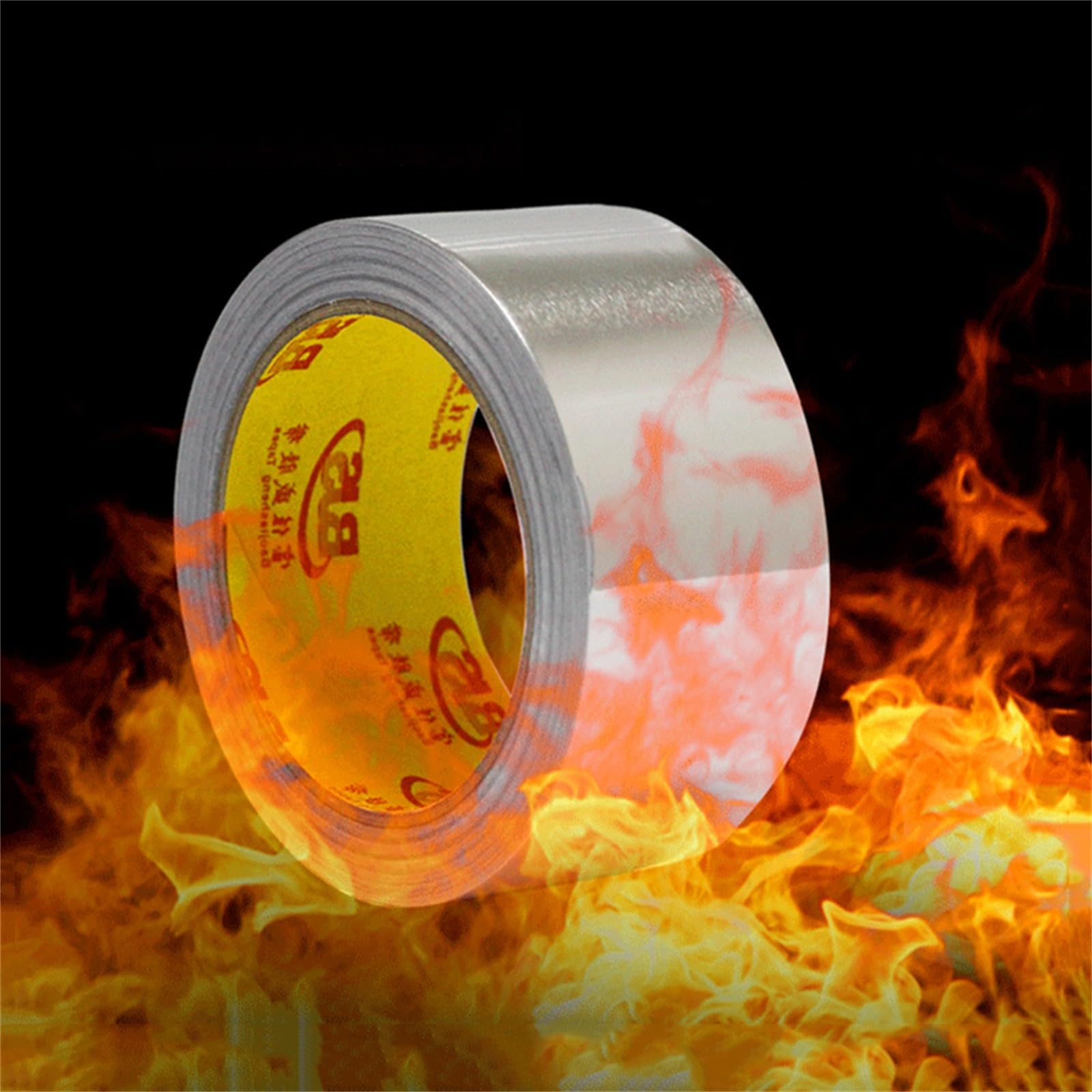 Professionelles Aluminiumfolienband – riesige Rolle – 65,6 Fuß – perfekt for hohe Temperaturen, Abdichten, Flicken von Heißluftkanälen, Metallreparatur