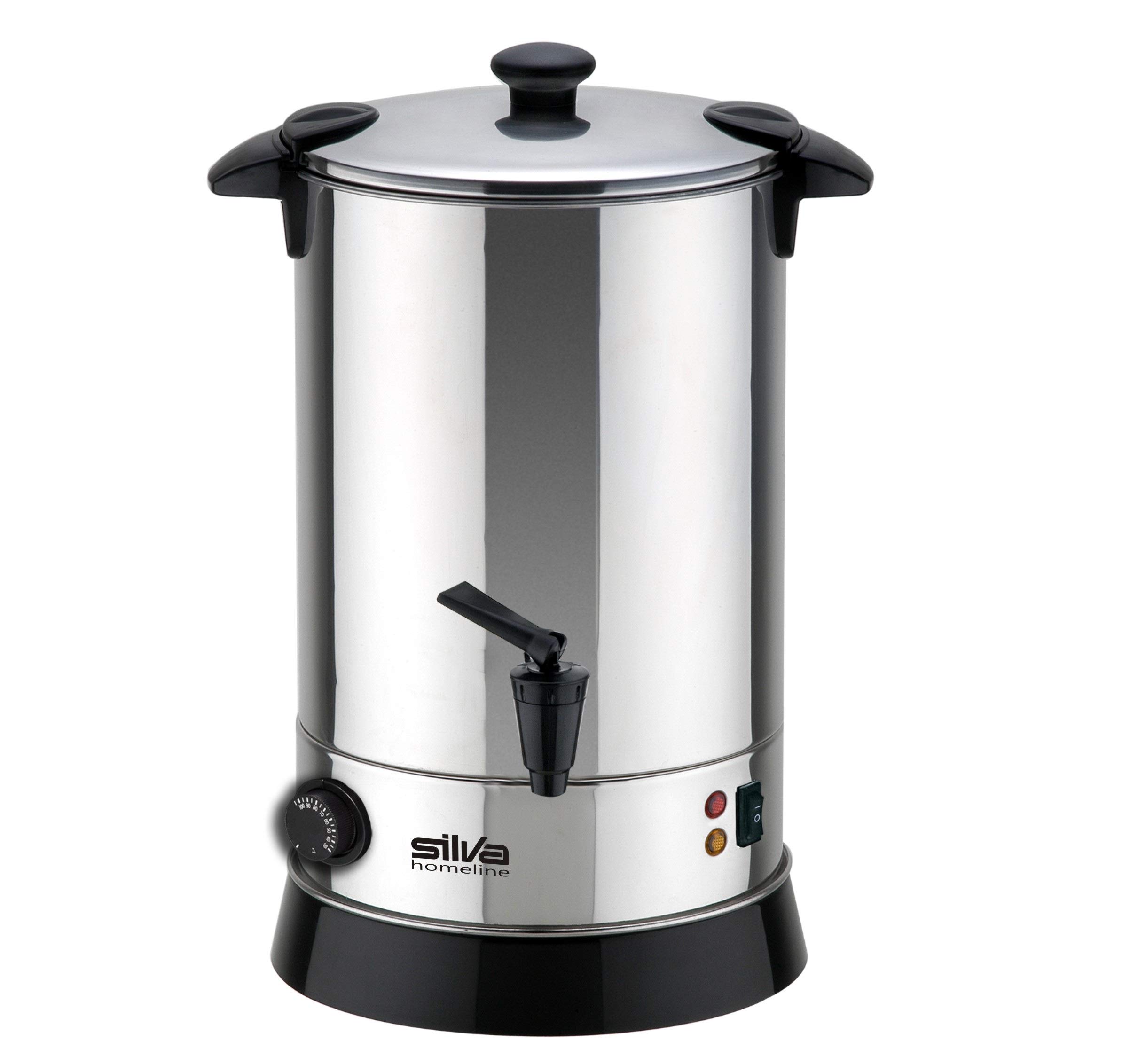 Silva-Homeline PK-HG 060 Inox Heißgetränkeautomat 6.8 Liter Edelstahl schwarz/silber