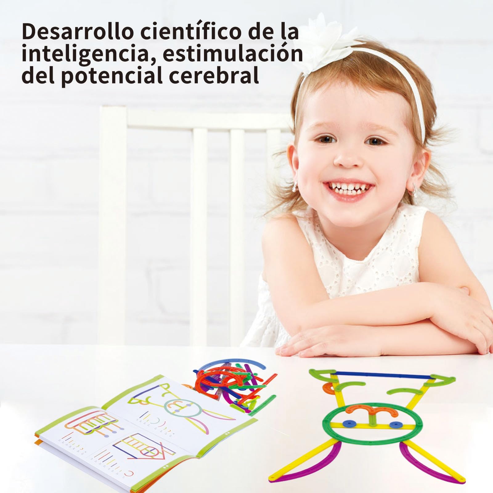Juguetes Montessori 3 4 5 Años, Puzzle Tangram Rompecabezas Niños, Juguetes Educativos, Motricidad Fina, Coordinación Ojo-Mano, Montessori 3 Años, Regalo Niño Niña 3–5 Años